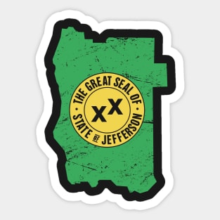 State Of Jefferson | Borders & Seal Sticker